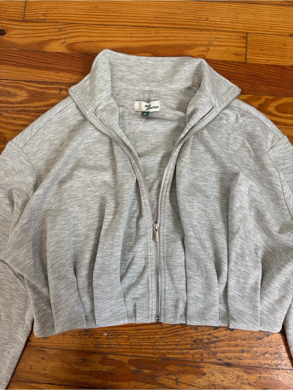 Daily Practice Neo Zip-Up Jacket Heather Grey - Picture 6 of 11